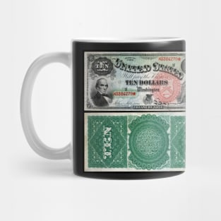 1869 $10 Dollar United States Treasury Note Mug